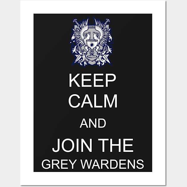 Join the Grey Wardens Wall Art by EnaGrapher